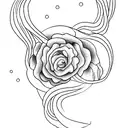 scribble  tattoo design idea