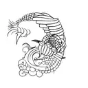 scribble  tattoo design idea