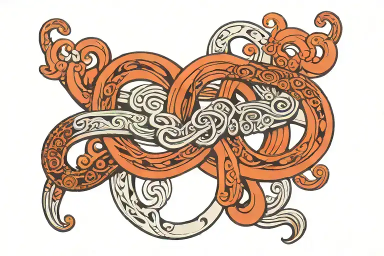 A figure 8 made out of the Elliott smith figure 8 mural in portland oregon tattoo design idea