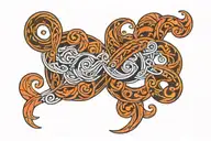 A figure 8 made out of the Elliott smith figure 8 mural in portland oregon tattoo design idea