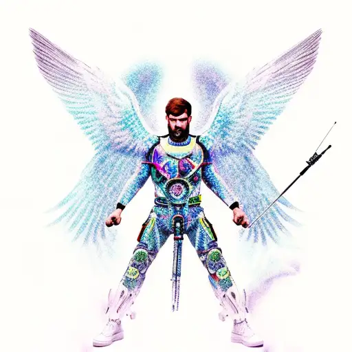 archangel raphael tattoo design idea