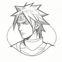 Sasuke Uchiha tattoo design idea
