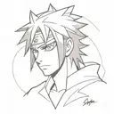 Sasuke Uchiha tattoo design idea