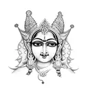 krishna tattoo design idea