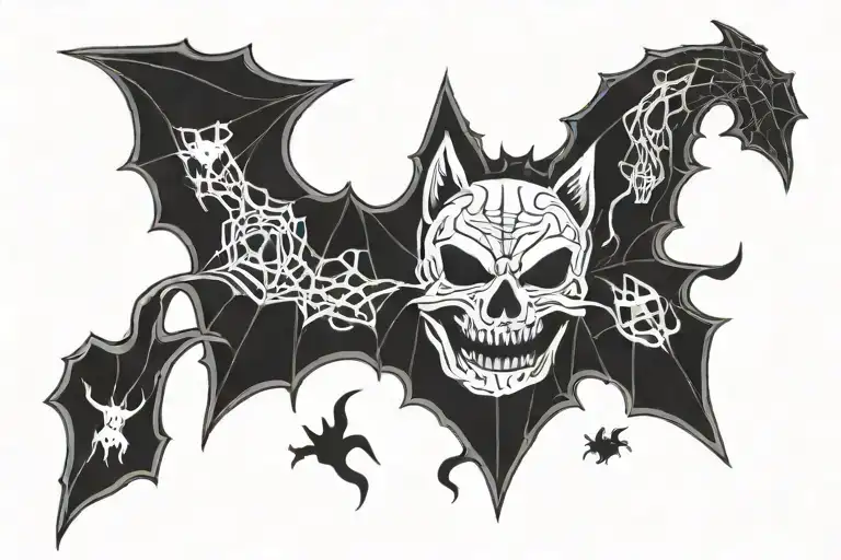 Halloween tattoo design idea