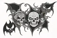 Halloween tattoo design idea