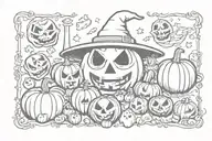 Halloween tattoo design idea