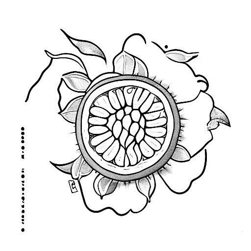 lemon tattoo design idea
