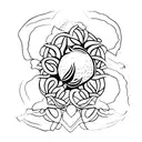 lemon tattoo design idea