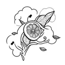 lemon tattoo design idea