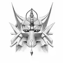 Anubis tattoo design idea