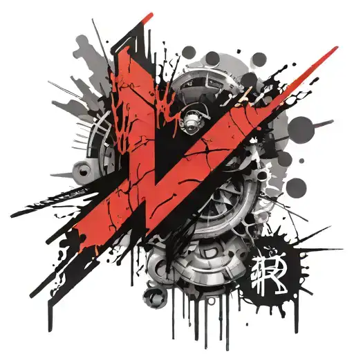 linkin park hybrid theory tattoo design idea