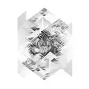 Mixture between abstract and neotraditional half sleeve with these aspects: nature, travel, knowledge, personal growth tattoo design idea