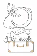 I love you to the moon and back. to infinity and beyond. and I love you more than my luggage tattoo design idea