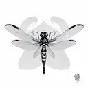 Dragonfly tattoo design idea