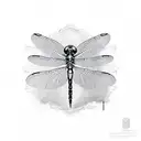 Dragonfly tattoo design idea