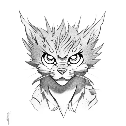 Ash lynx banana fish tattoo design idea