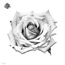 3 Rose with the names: Andrew, Christina and Richard tattoo design idea