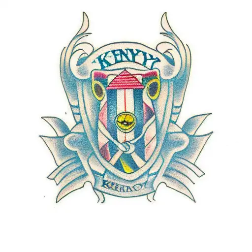 Kenya shield tattoo design idea