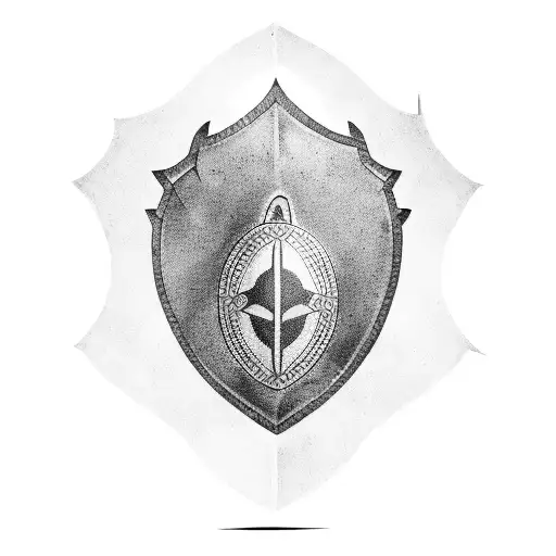 Kenya shield tattoo design idea