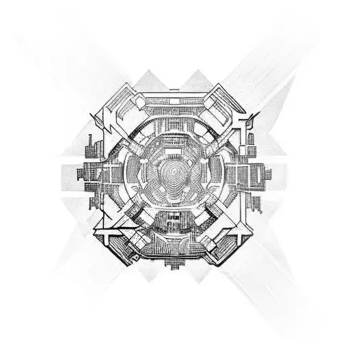 cyberpunk tattoo design idea