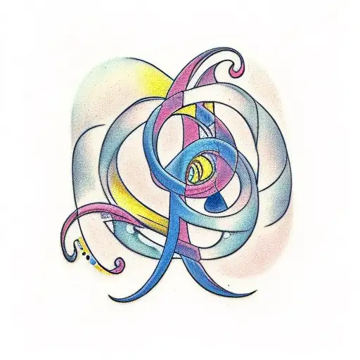 reble clef made with the following lyrics "I put together my broken Let go of the pain I've been holdin' tattoo design idea