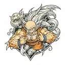 dragon ball z tattoo design idea