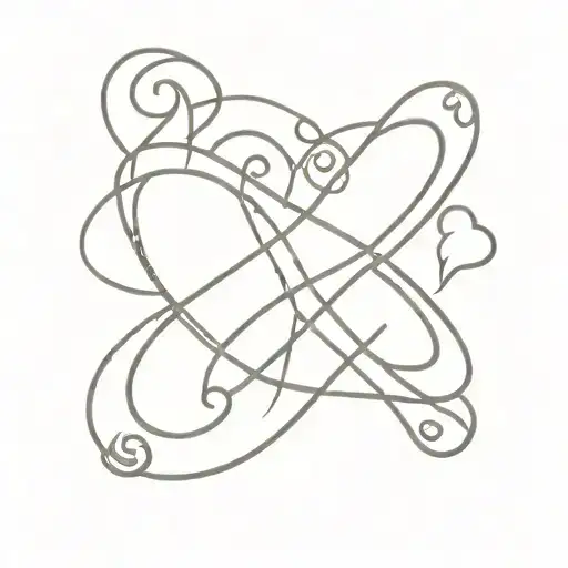 memorial tattoo infinity sign with hearts playing card tattoo design idea
