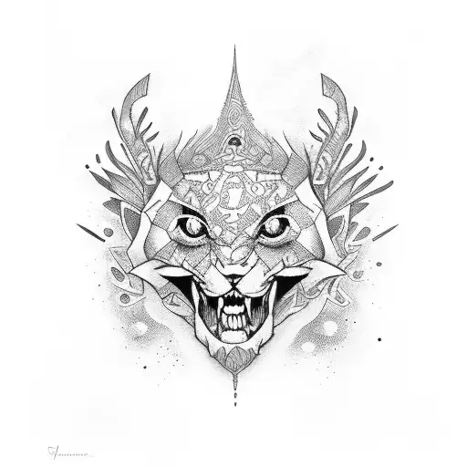 espacio  flores tattoo design idea