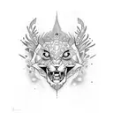 espacio  flores tattoo design idea