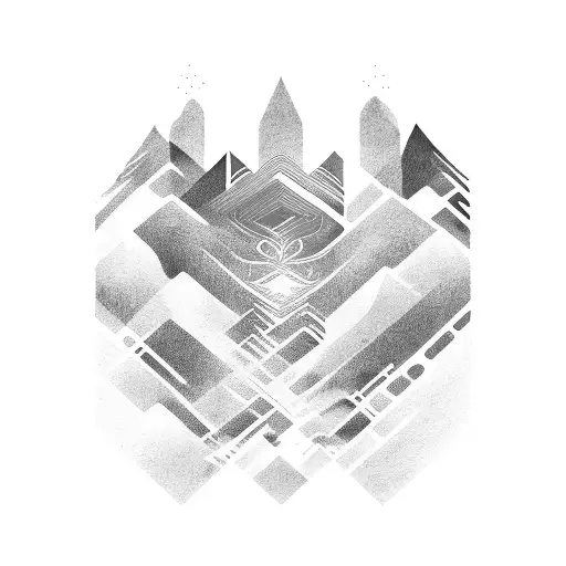  "The contours of Poland with the upper part covered by a stylized version of the Northern Lights. Inside the figure, I  tattoo design idea