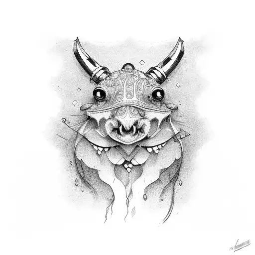 bocca con occhio dentro tattoo design idea