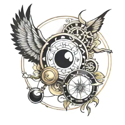 Alchemy circles   tattoo design idea
