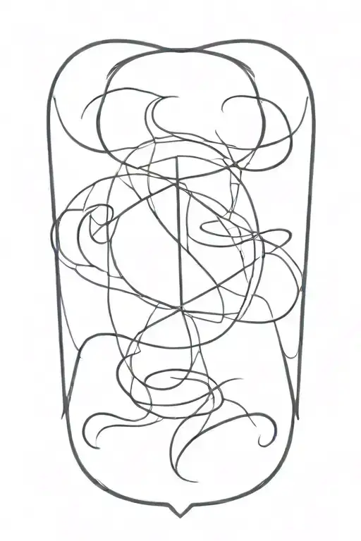 gemini zodiac sign tattoo design idea