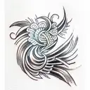 Small tatoo behind ear tattoo design idea