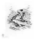 koi pond tattoo design idea