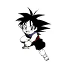 kid goku tattoo design idea