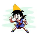 kid goku tattoo design idea