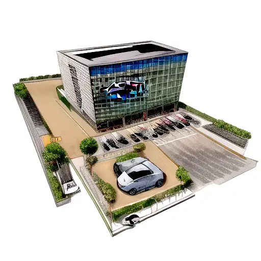 auto Toyota estilo manga tattoo design idea