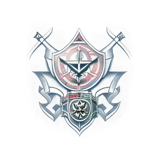 templars tattoo design idea