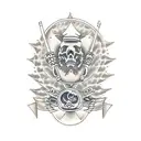 templare tattoo design idea