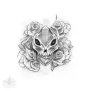garter tattoo design idea
