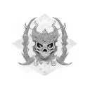 garter tattoo design idea