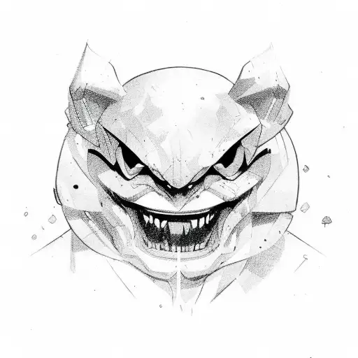 a comic characters tattoo design idea