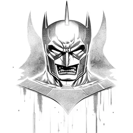  DC character Batman Who Laughs tattoo design idea