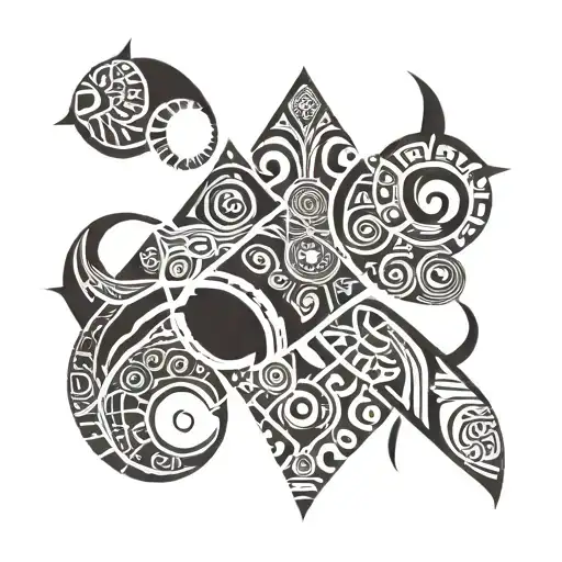 Polynesia tattoo design idea