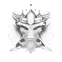 serenity, courage, wisdom tattoo design idea