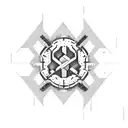 Socialistic cyberpank tattoo design idea