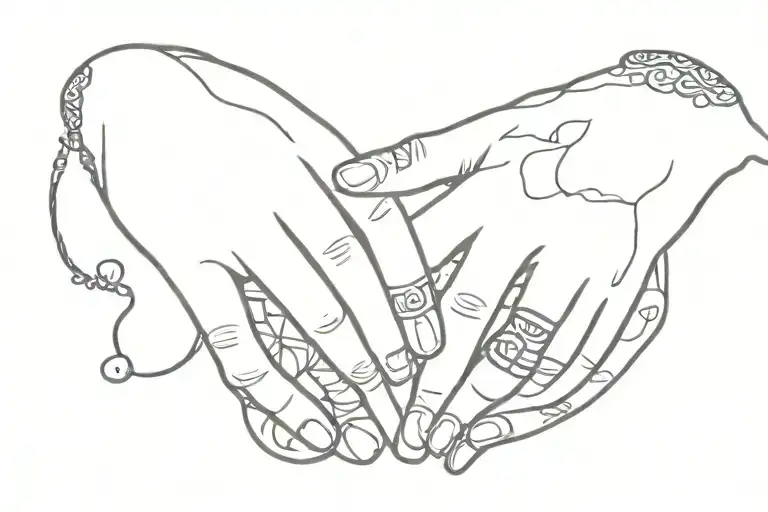 i pinky promise tattoo design idea