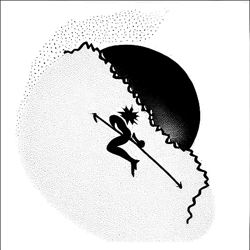 sisyphus tattoo design idea